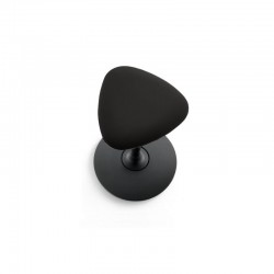 Tabouret oscillant noir assise triangle - Ziggurat Tilt