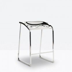 Arod 500 Pedrali - Tabouret de bar design avec structure chromée