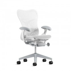 Fauteuil de bureau Mirra 2 Herman Miller Fog Studio White / Triflex Studio White